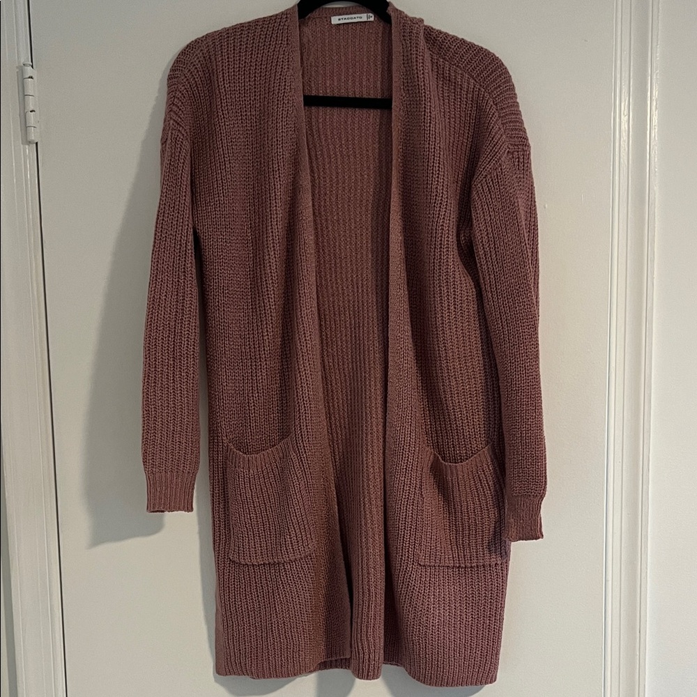 Staccato Mauve Open Front Cardigan
